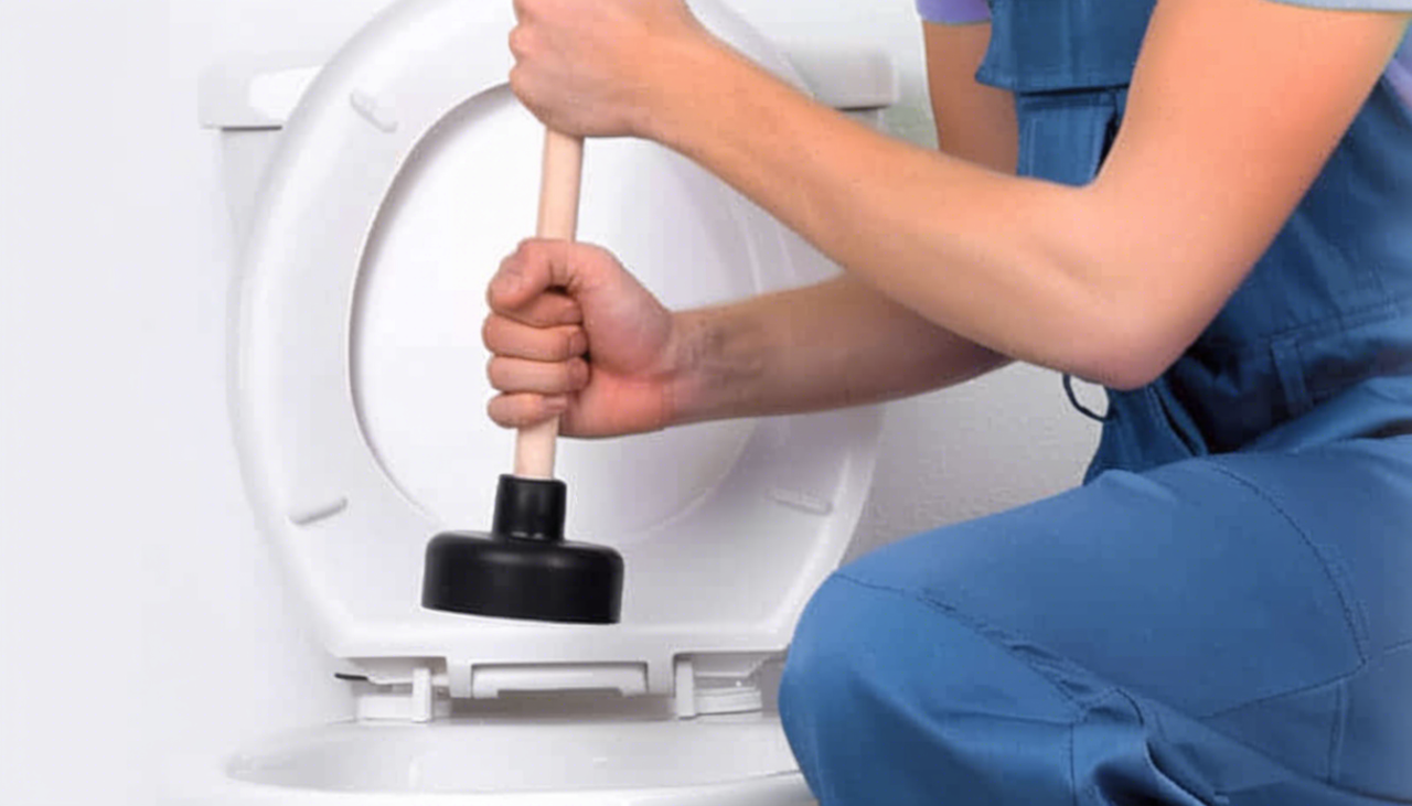 Как да отпушим самостоятелно тоалетната с помощта на механичен инструмент